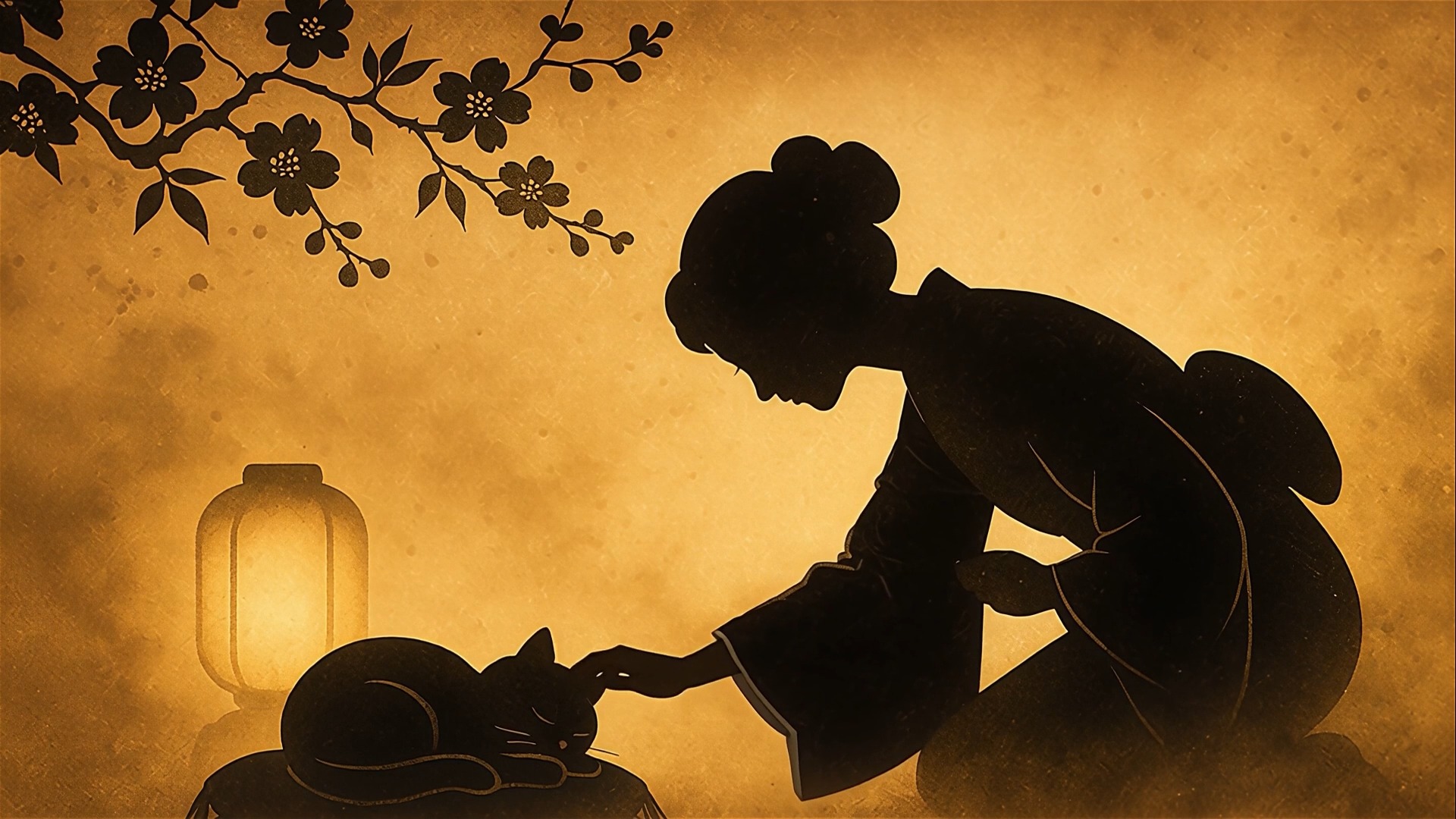 A meditative journey through shadow and light — the voice of a geisha echoes across golden skies as a cat watches the world dissolve into silence.
Inspired by traditional Japanese art, “猫は夢見ず　ただ生きる – cats don't dream, they just live” blends music, symbolism, and silhouette animation into a contemplative dream about impermanence, beauty, and the quiet bond between souls.

#Japaneseshadowart, #geishasong, #ukiyo-eanimation, #silhouetteanimation, #Japaneseaesthetic, #poeticshortfilm, #zenmeditation, #haiku, #AIanimation, #traditionalJapanesemusic, #silhouettes, #Japaneseculture, #zen, #AIshort, #cat, #cats